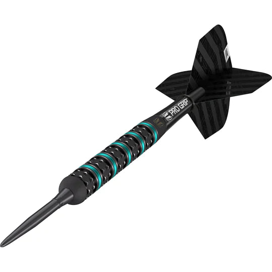 Target Rob Cross Black Edition Swiss Point Steel Tip Darts 90% Tungsten - 24g