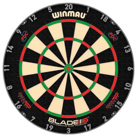 Winmau Blade 6 Carbon Triple Core Professional Dartboard