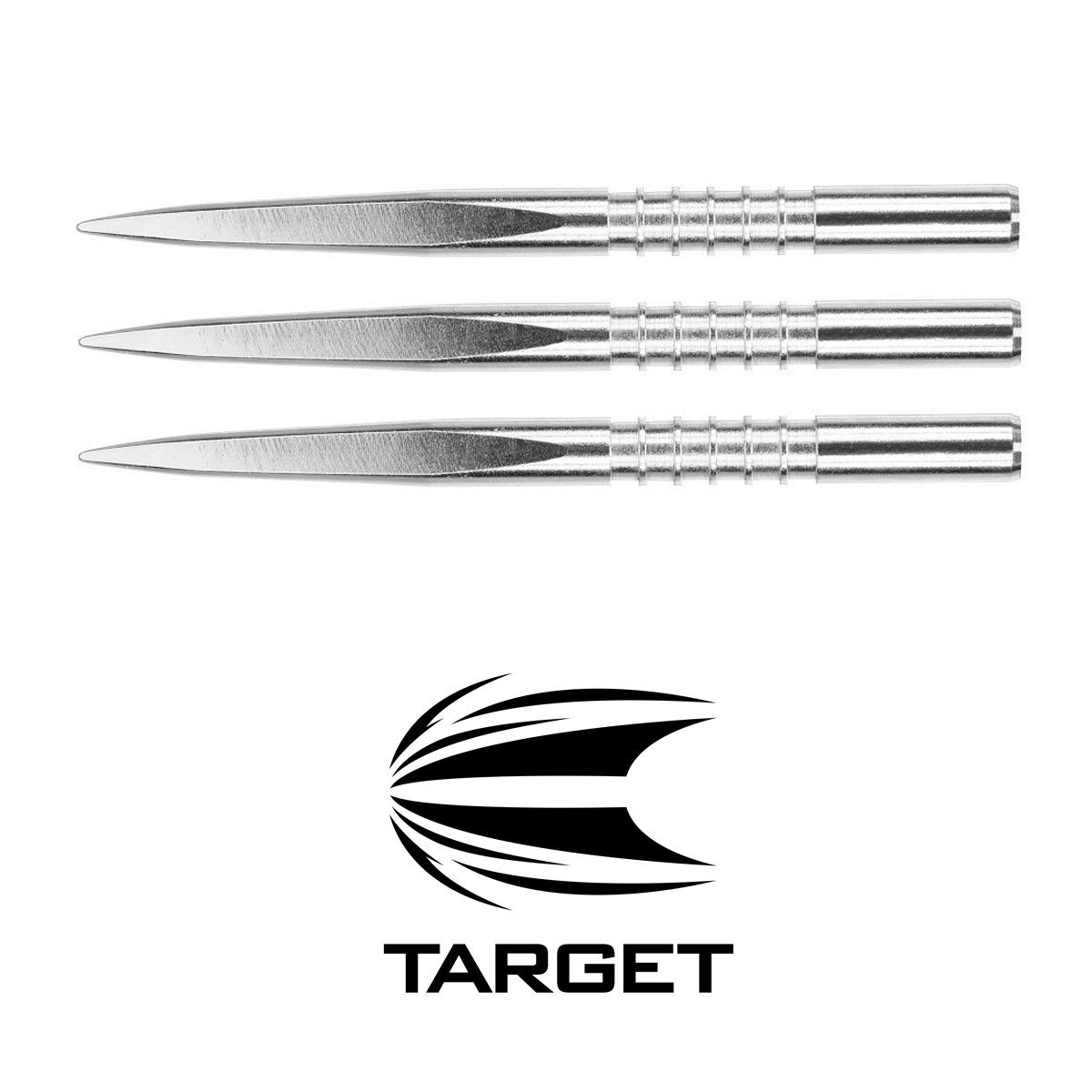 Target - Fire Edge Points - Silver - 32mm
