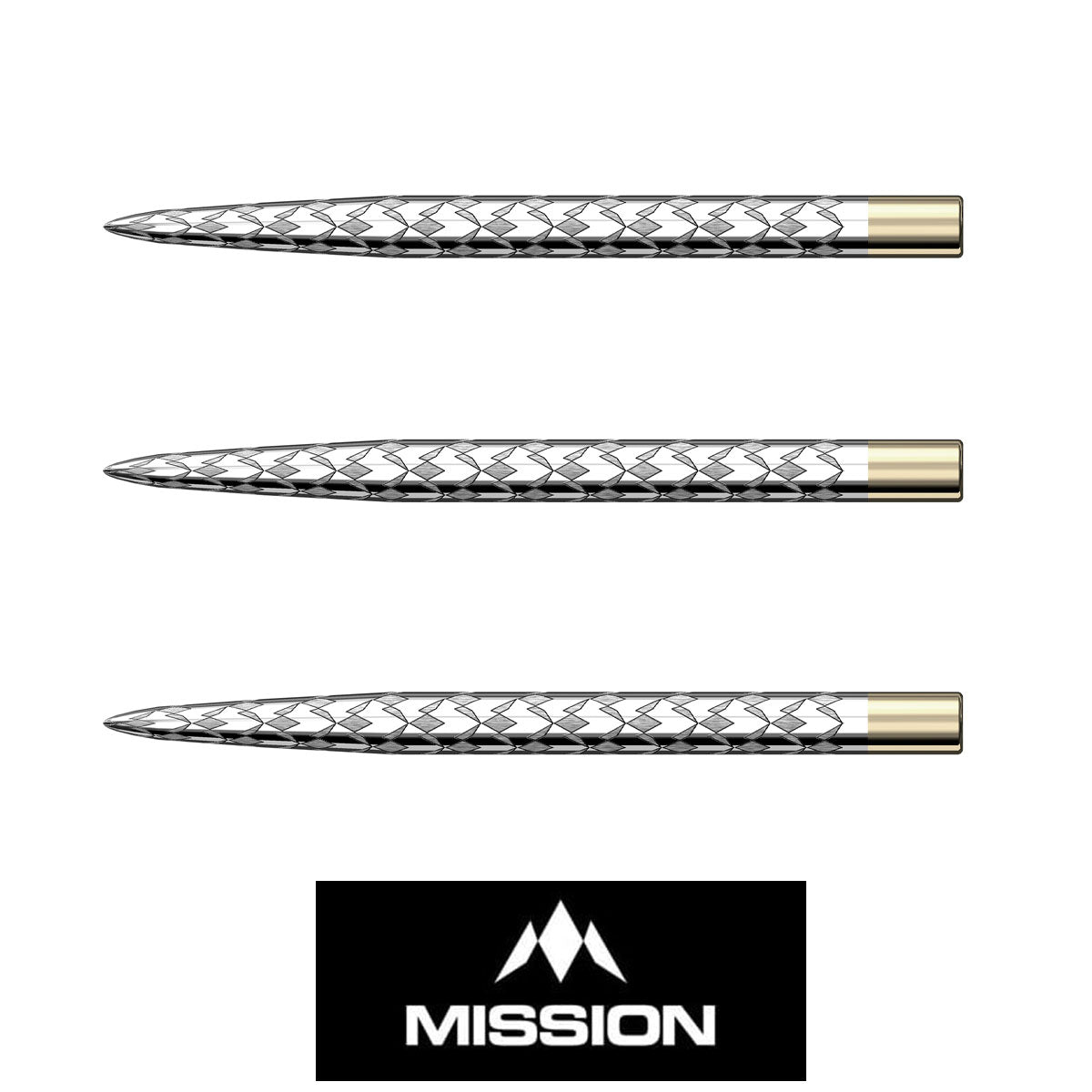 Mission Laser Plus - Multi Logo - Silver 32mm Replacement Points