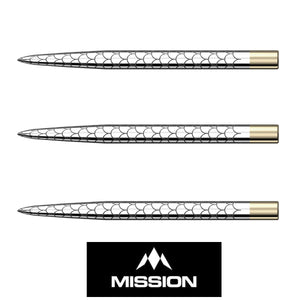 Mission Laser Plus - Fan Mosaic - Silver 32mm Replacement Points