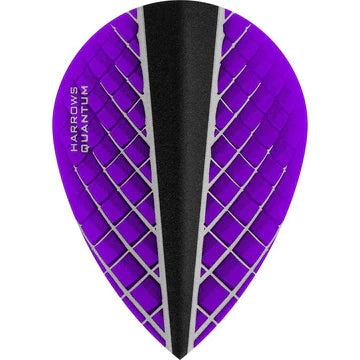 Harrows Quantum X Flights - Pear - 100 micron - Purple