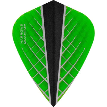 Harrows Quantum X Flights - Kite - 100 micron - Green