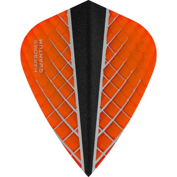 Harrows Quantum X Flights - Kite - 100 micron - Orange