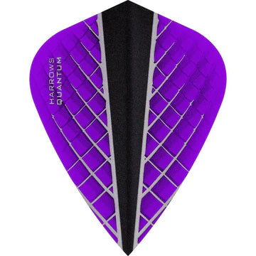 Harrows Quantum X Flights - Kite - 100 micron - Purple