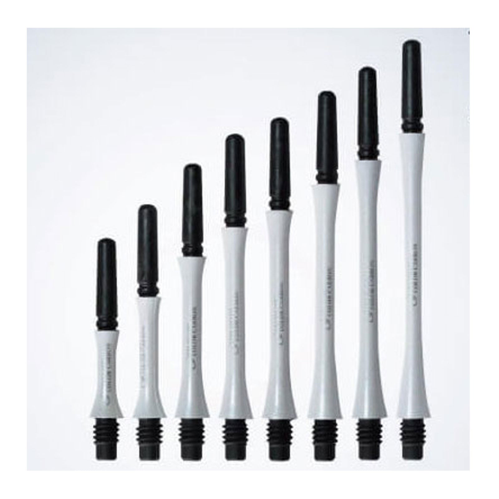 Cosmo Carbon Pearl White - Slim Spinning - Size 3 (24mm) 1 Set (4 Shafts)