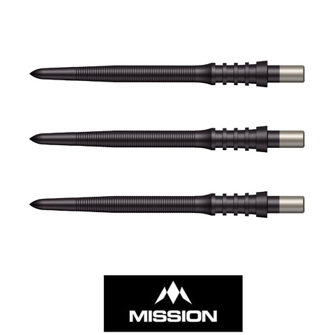 Mission Sniper Points - Micro Grip - Black 32mm Replacement Points