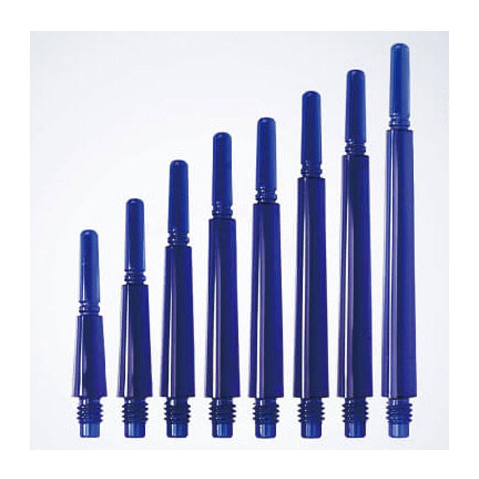 Cosmo Stems - Normal Locked Clear Dark Blue Shafts - Sizes 1 - 8