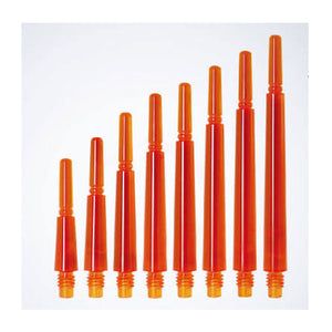 Cosmo Stems - Normal Locked Clear Orange Shafts - Sizes 1 - 8