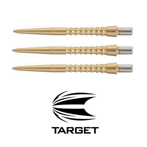 Target - Storm Grooved Points - Gold - 30mm
