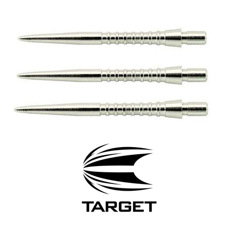 Target - Storm Grooved Points - Silver - 30mm