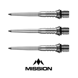 Mission Titan Pro Grooved Conversion Points 30mm Silver