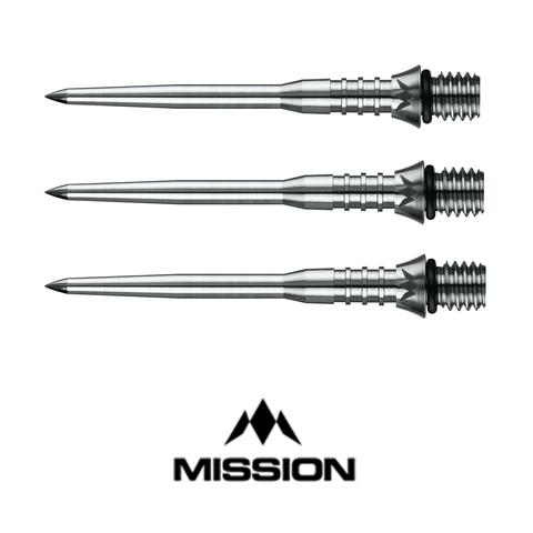 Mission Titan Pro Grooved Conversion Points 34mm Silver