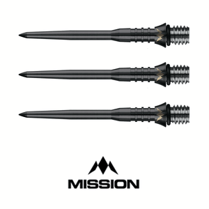 Mission Titan Pro Grooved Conversion Points 34mm Black