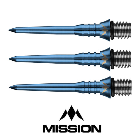 Mission Titan Pro Grooved Conversion Points - Blue 26mm