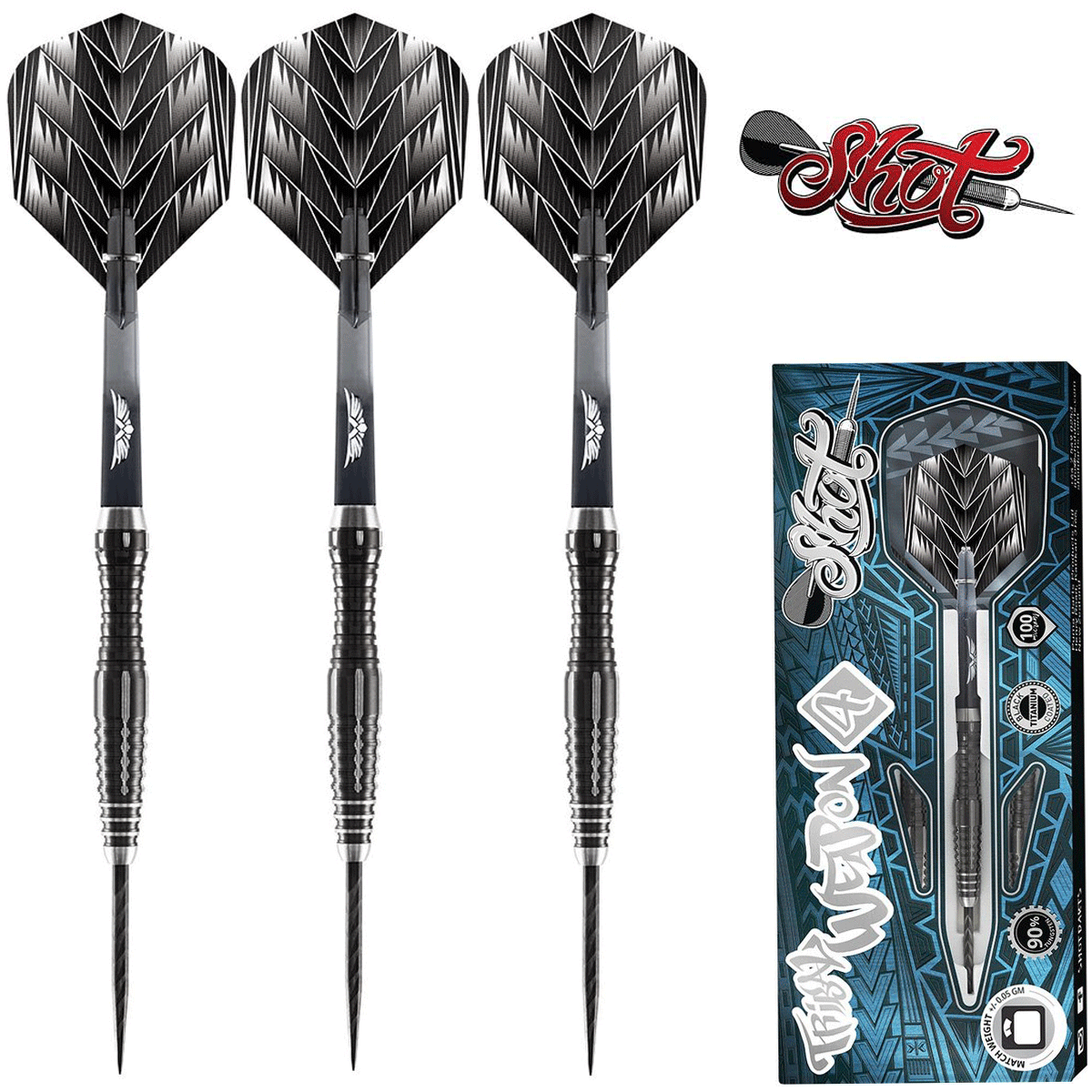 Shot Darts - Tribal Weapon 4 - 90% Tungsten - 22g