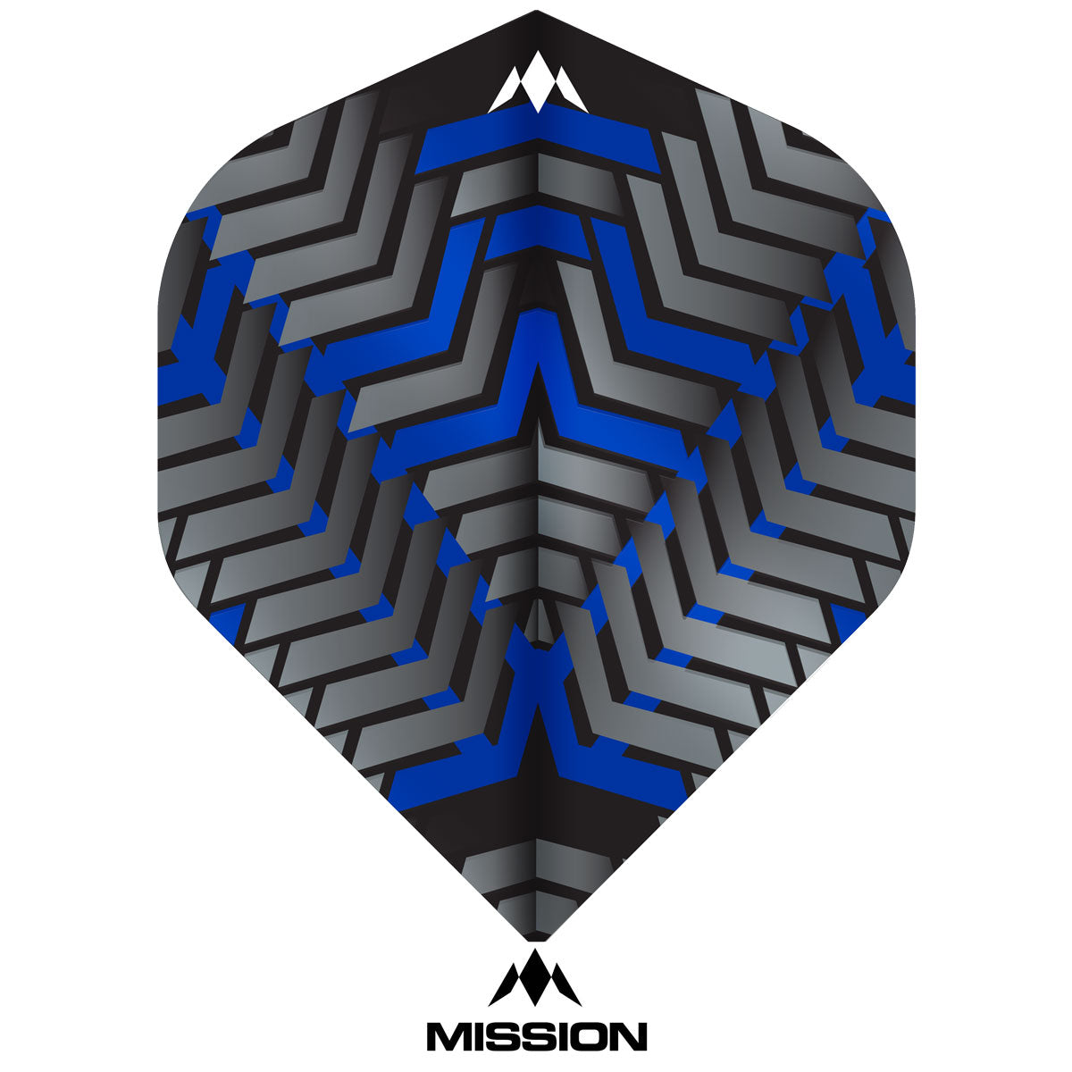 Mission Vex Flights - 100 micron - Black/Blue