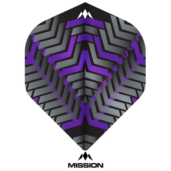 Mission Vex Flights - 100 micron - Black/Purple
