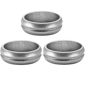 Mission F-Lock Rings - Plain Aluminium - Set of 3 rings