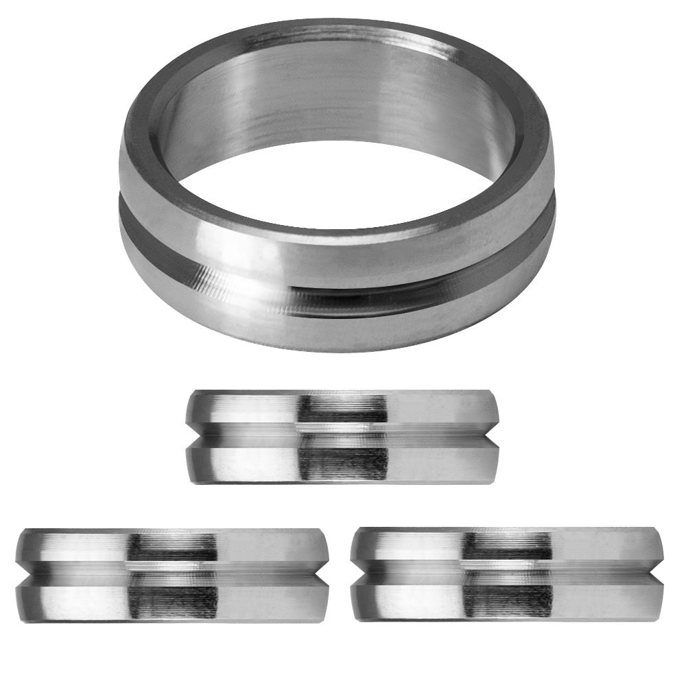 Mission F-Lock Rings - Titanium - Set of 3 rings