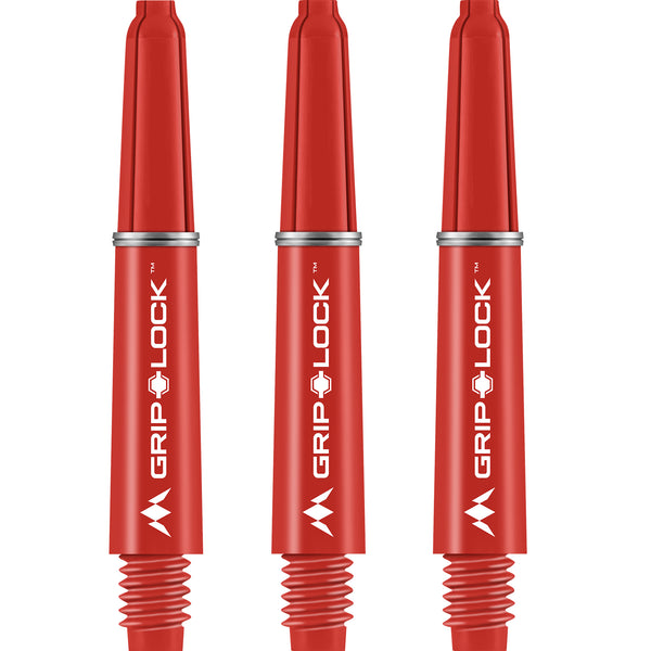Mission GripLock Stems - Strong Nylon - Red