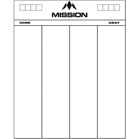 Mission Acrylic Whiteboard 501 Scoreboard