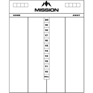 Mission Acrylic Whiteboard Cricket Scoreboard