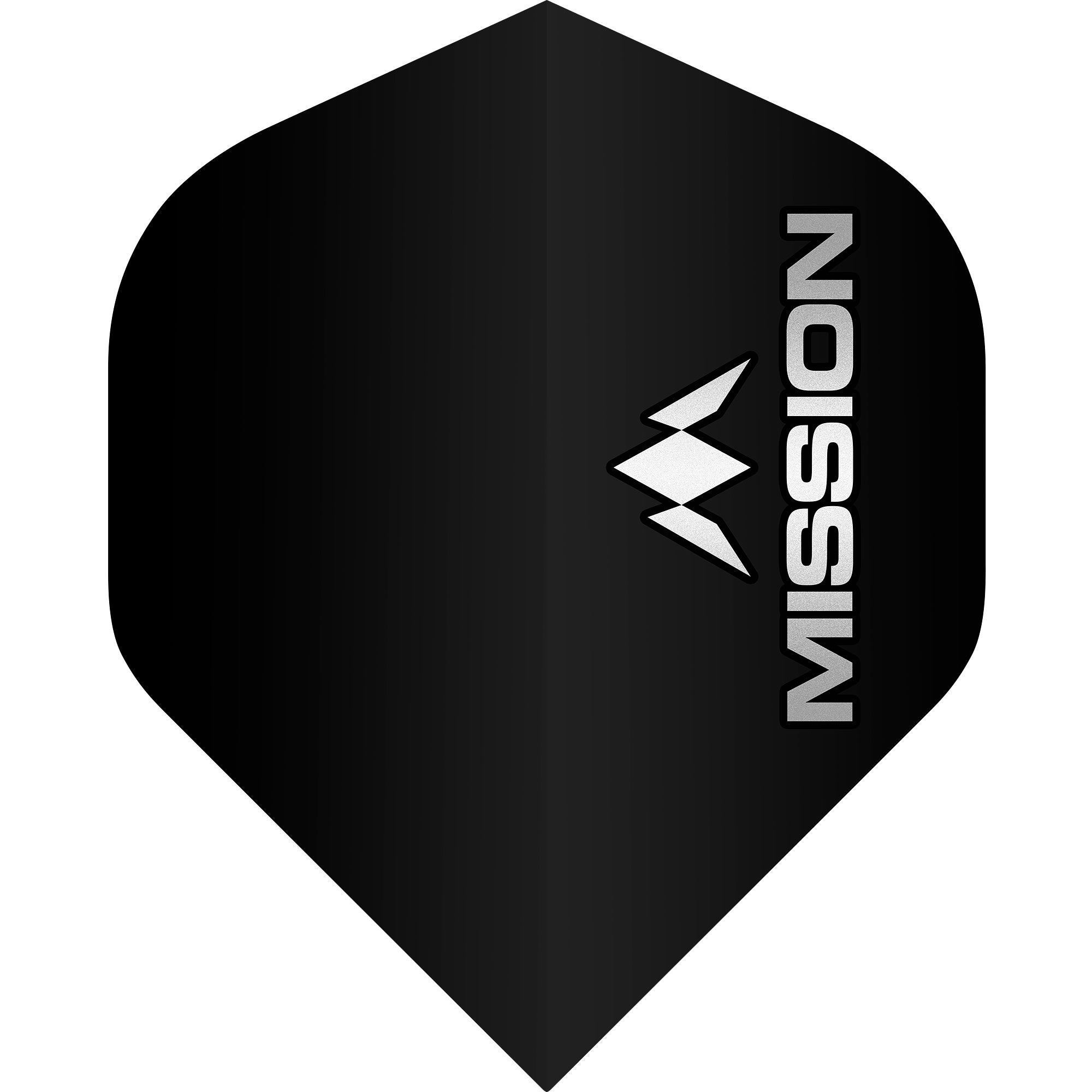 Mission Logo Flights - Std No2 - 100 micron - Black/Grey