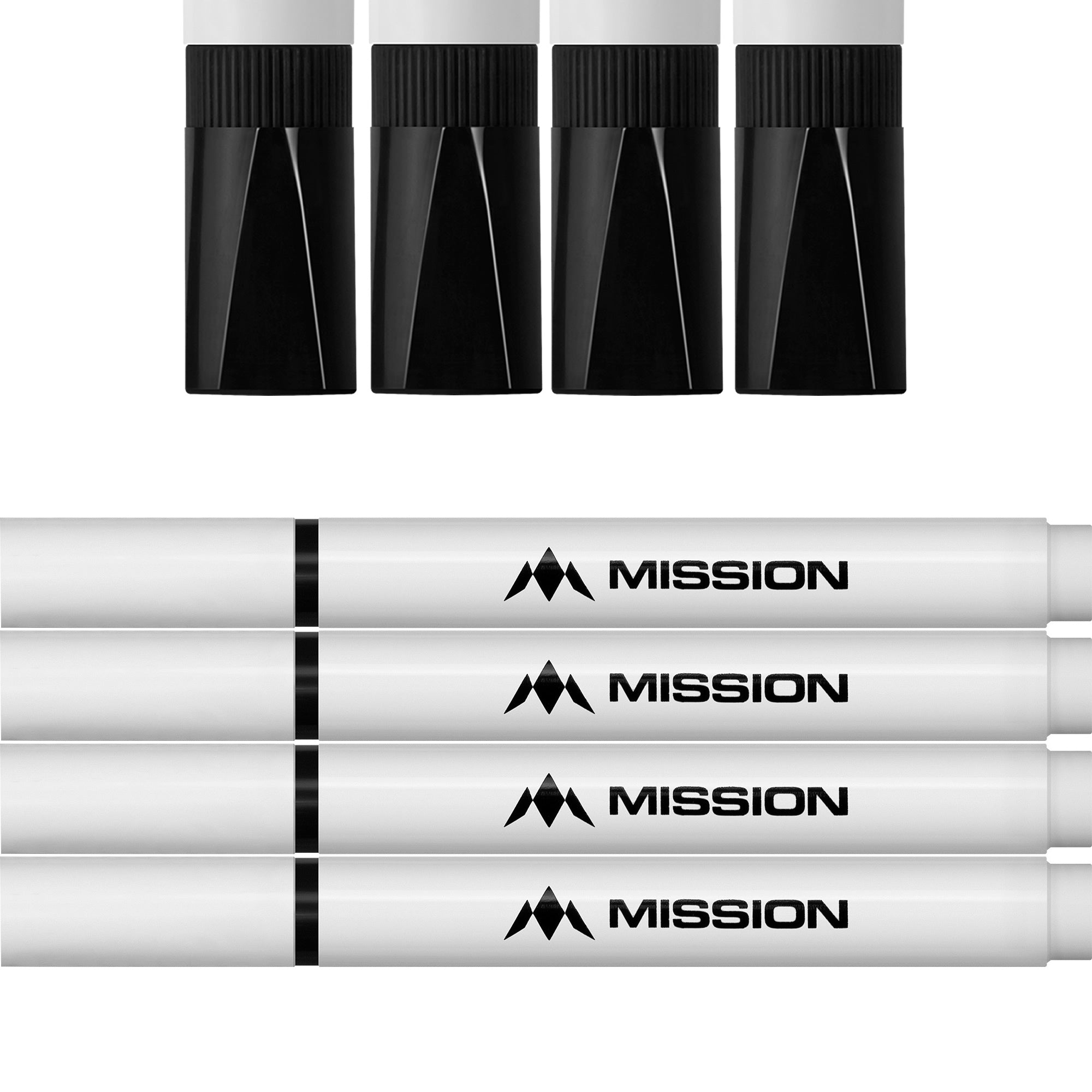 Mission Whiteboard Pens - 4pk Black