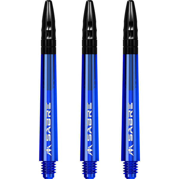 Mission Blue Sabre Shafts - Aluminium Black Tops