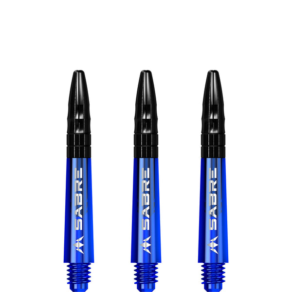 Mission Blue Sabre Shafts - Aluminium Black Tops