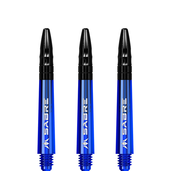 Mission Blue Sabre Shafts - Aluminium Black Tops