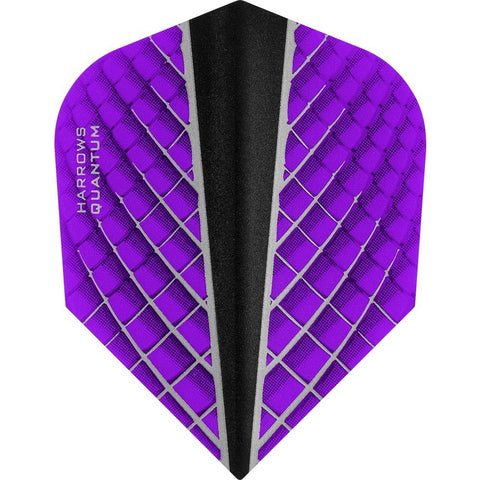 Harrows Quantum X 3D UV 100 micron Flights - Purple