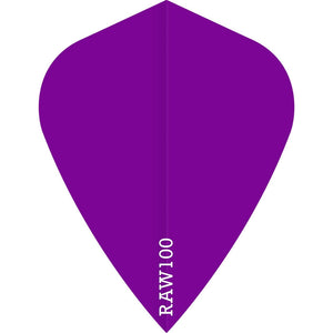 Raw 100 Plain Flights - Kite - 100 micron - Purple