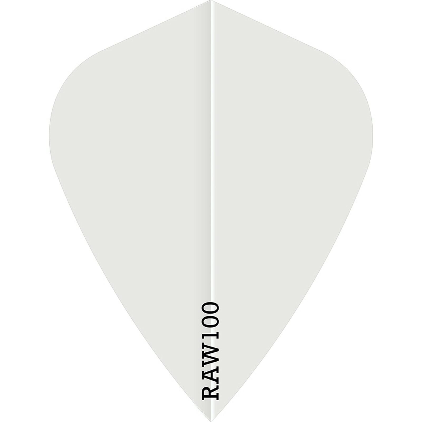 Raw 100 Plain Flights - Kite - 100 micron -White