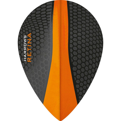 Harrows Retina Flights - Pear - 100 micron -Orange