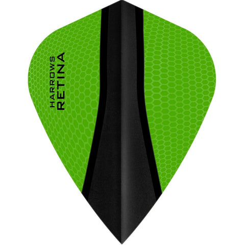 Harrows Retina X Flights - Kite - 100 micron - Green