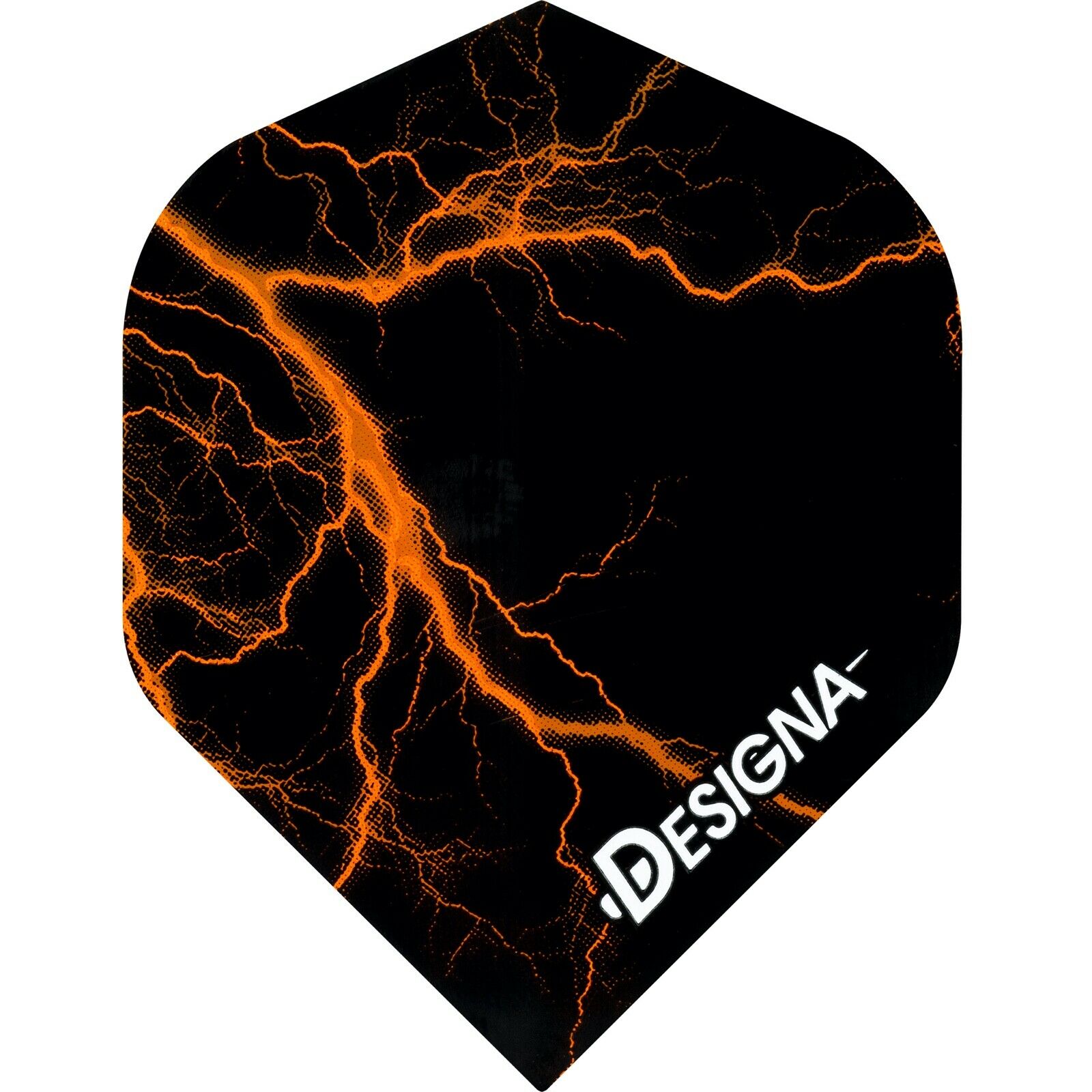 Designa Flights - Std No2 - 100 micron - Orange Lightning