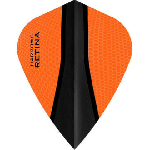 Harrows Retina X Flights - Kite - 100 micron - Orange