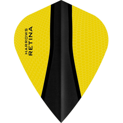 Harrows Retina X Flights - Kite - 100 micron - Yellow
