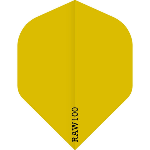 Raw 100 Plain Flights - Std No2 - 100 micron - Yellow
