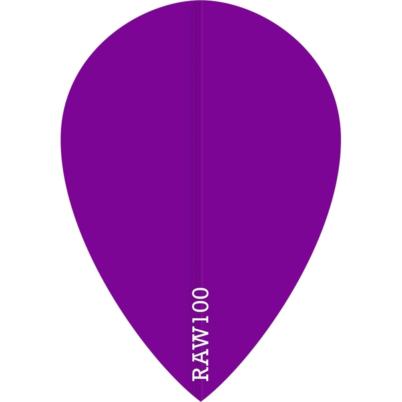 Raw 100 Plain Flights - Pear - 100 micron - Purple