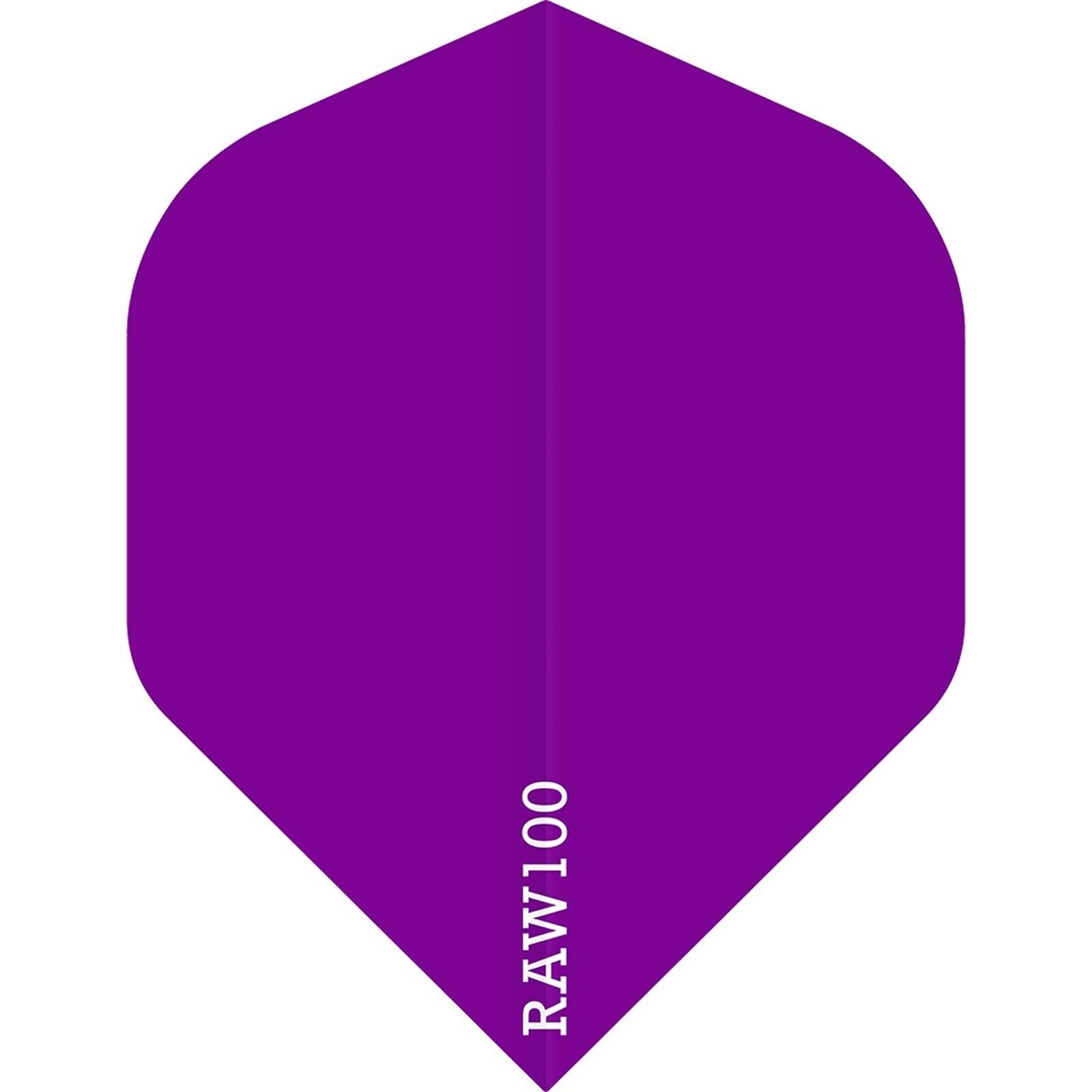 Raw 100 Plain Flights - Std No2 - 100 micron - Purple