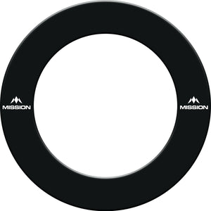 Mission Dartboard Surround - Logo Design - Black
