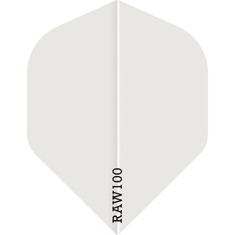 Raw 100 Plain Flights - Std No2 - 100 micron - White