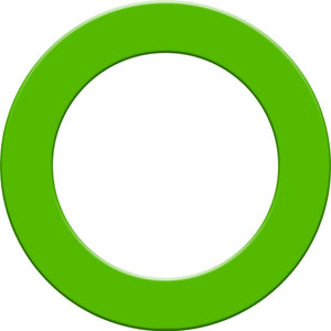 Designa Dartboard Surround - Plain Design - Green