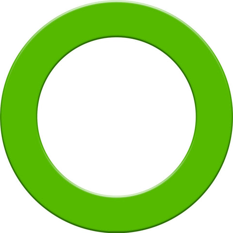 Designa Dartboard Surround - Plain Design - Green