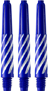 Designa Nylon Stems - Blue/White Spiroline Shafts