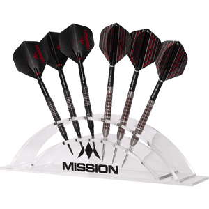 Mission Station 6 Acrylic Dart Stand - Holds 6 Darts